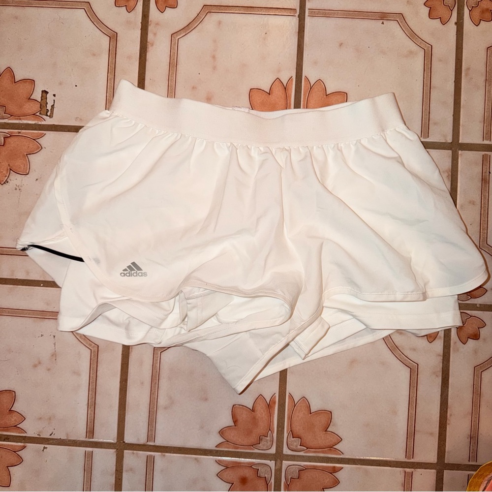 Adidas Women's Athletic‎ White Shorts